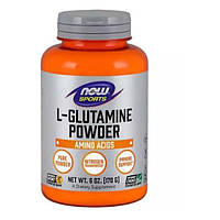 Глютамин NOW Foods L-Glutamine Powder 170 g 91 servings SB, код: 7518425