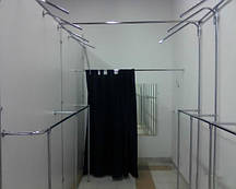 Торгове обладнання для магазину одягу з труби