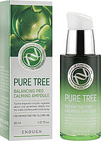 Сыворотка для лица Enough Pure Tree Balancing Pro Calming Ampoule 30 мл FG, код: 7972502