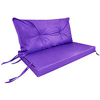 Комплект подушек Tia-Sport Сидушка и спинка Оксфорд Фиолетовый (sm-0961) SB, код: 7581700