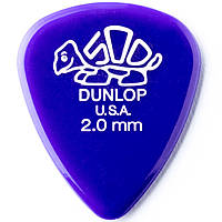 Медиатор Dunlop 4100 Delrin 500 Standard Plectrum Guitar Pick 2.0 mm (1 шт.) GB, код: 6838987