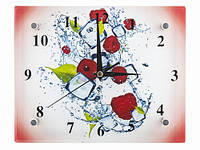 Часы Настенные Дом Арт Коктейльный бум СГ2 Подарочные Тихий ход (21966) GT, код: 2379367