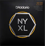 Струны для бас-гитары D'Addario NYXLS50105 Double Ball End Steinberger Medium Long Scale Bass TR, код: 6556196