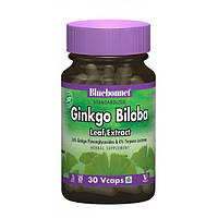 Гинкго Билоба Bluebonnet Nutrition Ginkgo Biloba Leaf Extracte 30 Caps GT, код: 7517504