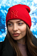 Модная молодежная шапка-колпак (6089) Braxton красный 56-59 AG, код: 6767464