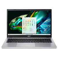 Ноутбук Acer 15.6" Aspire 3 A315-510P/Intel i3-N305/16GB/512SSD/IntelUHD/Linux/Silver (NX.KDHEU.00B)