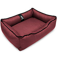Лежак для собак и котов EGO Bosyak Waterproof S 65x55 Бордовый (спальное место для собак и ко TR, код: 7635037