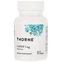 Фолиевая кислота Thorne Research 5-MTHF 1 mg 60 Caps EM, код: 7519297