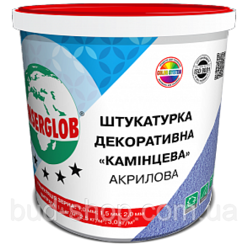 Штукатурка декоративна "Камінцева" акрилова 1,5мм (25кг) - фото 1 - id-p1957739760