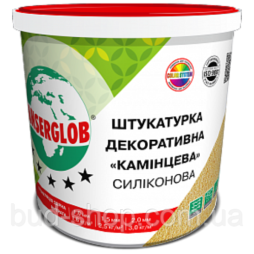 Штукатурка декоративна "Камінцева" СИЛІКОНОВА 1,5мм (25кг) - фото 1 - id-p1957739761