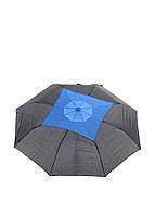 Зонт-полуавтомат Ferre Milano Черный с синим (605) UM, код: 185783