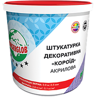 Штукатурка декоративна "Короїд" акрилова 2,5 мм (25кг)