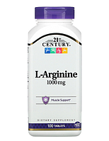 21st Century L-Arginine 1000 mg 100 таблеток