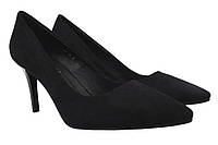Туфлі на шпильці жіночі Liici еко замш Чорні 27-9DT 37 TS, код: 7362439
