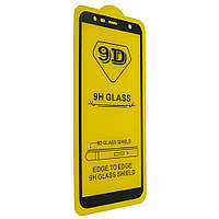 Защитное стекло 9D Glass 0.20 mm Full Glue для Samsung Galaxy J4+ 2018 J415 Black (00005848) AM, код: 1255624