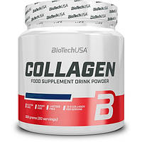 Хондропротектор (для спорта) BioTechUSA Collagen 300 g 20 servings Black Raspberry SK, код: 7527192