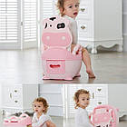 Горщик із м'яким сидінням Babyhood BHDNNZBQ коровка Рожевий ZZ, код: 7649818, фото 4