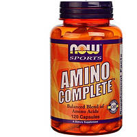 Амінокомплекс NOW Foods Amino Complete 120 Caps TR, код: 7927504