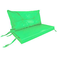 Комплект подушек Tia-Sport Сидушка и спинка Оксфорд Светло-зеленый (sm-0961) PS, код: 7582482