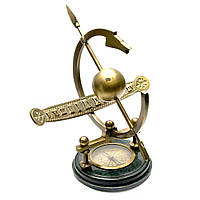Солнечные часы None с компасом бронзовые настольные 34х36х35 см (DN26567) BB, код: 7432025