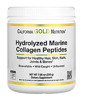 California Gold Nutrition Hydrolyzed Marine Collagen Peptides 200g