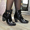 Черевики жіночі лакові чорні демісезонні. Розміри 36,37,39, фото 2