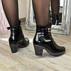 Черевики жіночі лакові чорні демісезонні. Розміри 36,37,39, фото 4