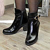 Черевики жіночі лакові чорні демісезонні. Розміри 36,37,39, фото 5