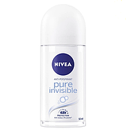 Дезодорант-антиперспирант Nivea deo невидимая защита шариковая 50 мл