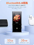 Bluetooth 5.0 Вбудований MP3-плеєр 32 ГБ Цифровий аудіоплеєр Прямий запис 128 ГБ, фото 2