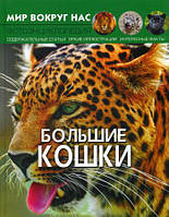 Детские книги о животных растения `Мир вокруг нас. Большие кошки.` Познавательные и интересные книги
