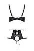 Чарівний жіночий чорний комплект TASMINA SET black S/M - Passion, фото 4