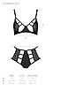 Чарівний жіночий чорний комплект TASMINA SET black S/M - Passion, фото 7