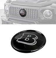 Эмблема Brabus в решетку радиатора Mercedes G-class W463a W464 (под дистроник)