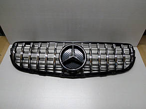 Решітка радіатора Mercedes GLC X253 стиль Panamericana GT (Black/Chrome)