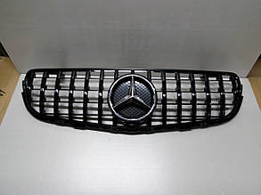 Решітка радіатора Mercedes GLC X253 стиль Panamericana GT (All Black)