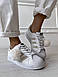 Жіночі Кросівки Adidas Superstar White Beige 36-37-40, фото 2