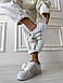 Жіночі Кросівки Adidas Superstar White Beige 36-37-40, фото 6