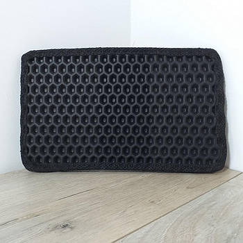 Підп'ятник для автокилимків Накладка під педалі 24*14 см Чорний (KG-11056)