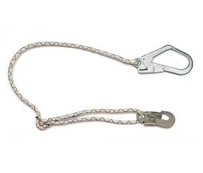 Строп до монтажного поясу із плетеного шнура з  карабінами К20 та К55 (1СШ2)