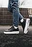 Жіночі кросівки Nike Air Force Pixel Black (Чорні з білим) Найк Аїр Форс Піксель шкіра демісезон, фото 10