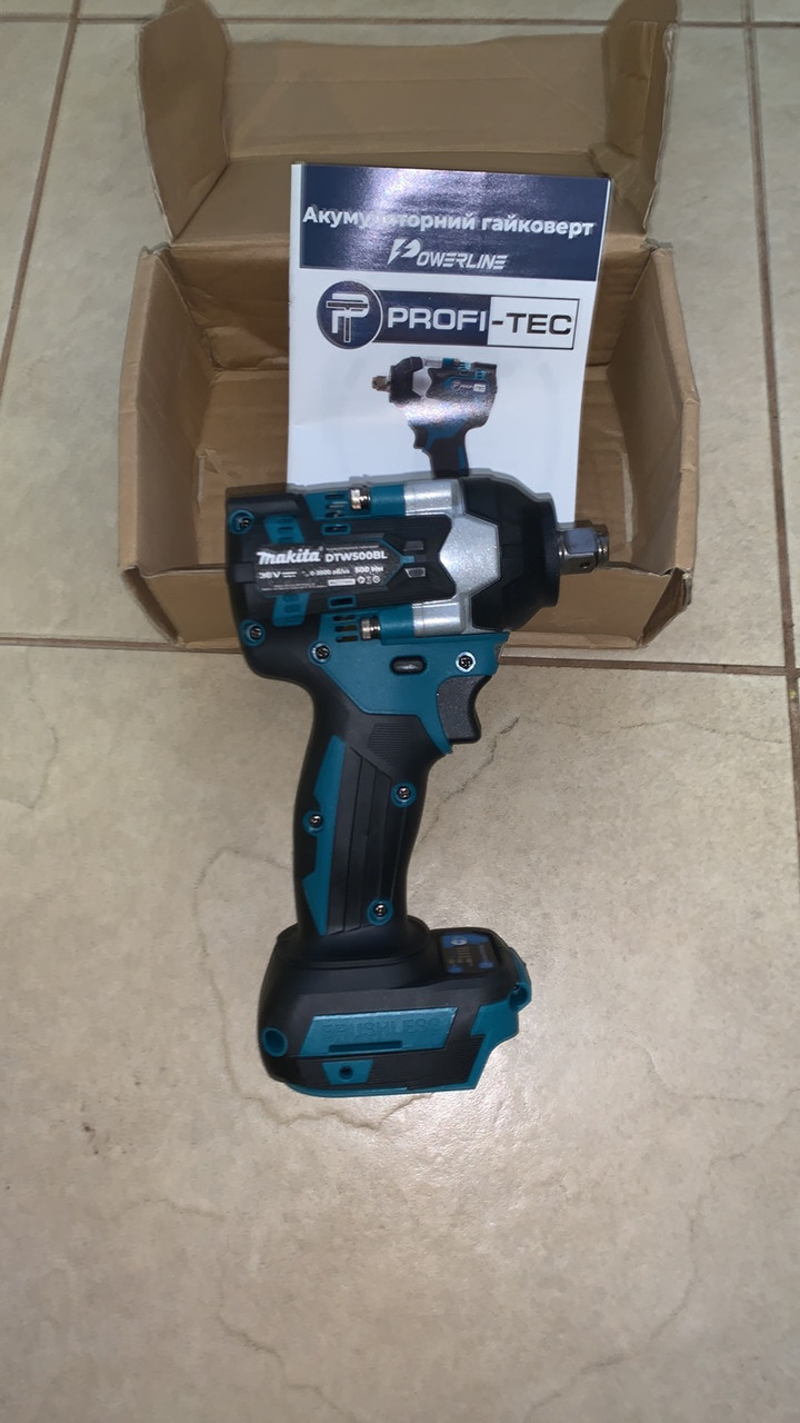 Акумуляторний гайковерт безщітковий Makita DTW500BL (без АКБ і заряд.)
