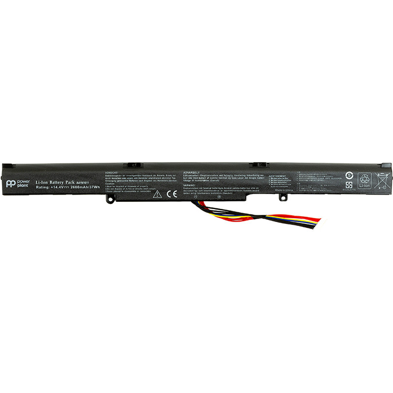 Акумулятор PowerPlant для ноутбуків ASUS GL553 (A41N1611) 14.4V 2600mAh