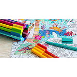 Фломастери Faber-Castell Connector, 60 кольорів, у пластиковій валізці, 155560, фото 4