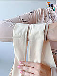 Сумка шопер пакет з саржі без друку Розмір: 40см х 63см, фото 4