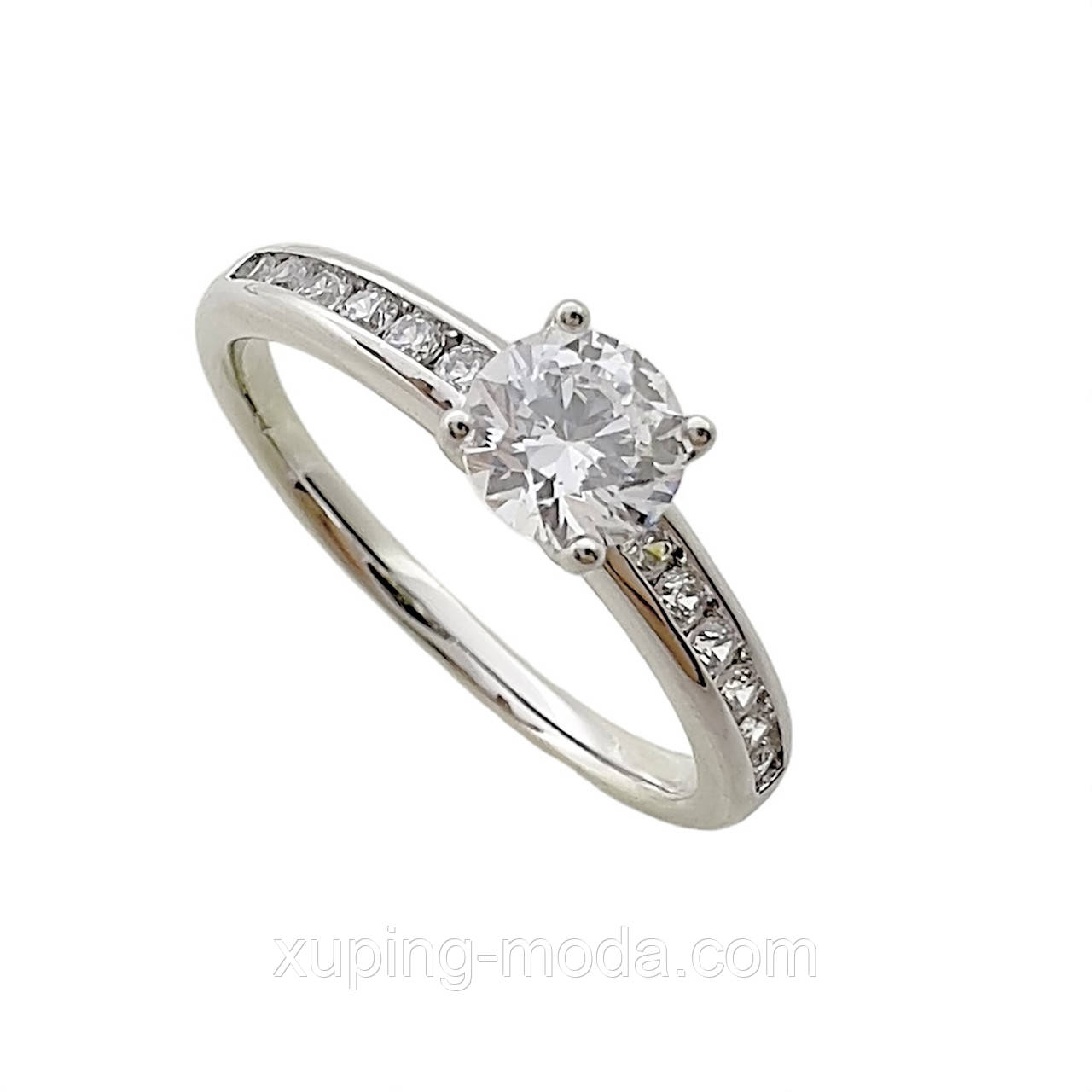 18 р. Кільце гарне xuping. Родій, фото 1
