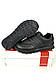 Кросівки чоловічі чорні шкіряні з сірим New Balance 574. Чоловіче взуття осінь-весна Нью Баланс 574 чорні, фото 2