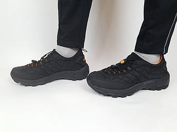 Кросівки термо чоловічі чорні з помаранчевим Merrell Ice Cup Black Orange. Термо черевики чоловічі Мерелл Айс Кап