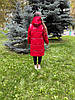 Зимова дитяча куртка пальто дівчинка розміри 140-158, фото 6