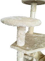 Кігтеточка, будиночок, дряпка для кішок Avko CatTree 1223 Beige, фото 6